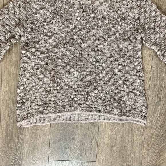 Anthropologie One Grey Day Sweater Turtleneck Knit Mohair Wool Size Small - Picture 9 of 16